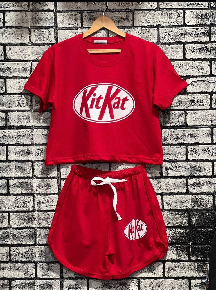 ست تیشرت شورتک kit kat