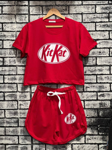 ست تیشرت شورتک kit kat
