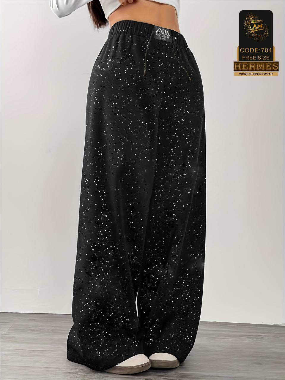 شلوار بگ جیبدار  ZARA