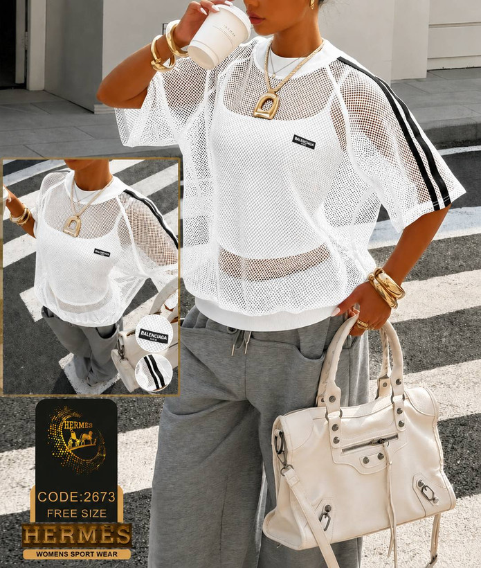 تیشرت تک تور زنبوری BALENCIAGA