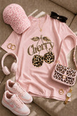 تیشرت باکسی طرح cherry
