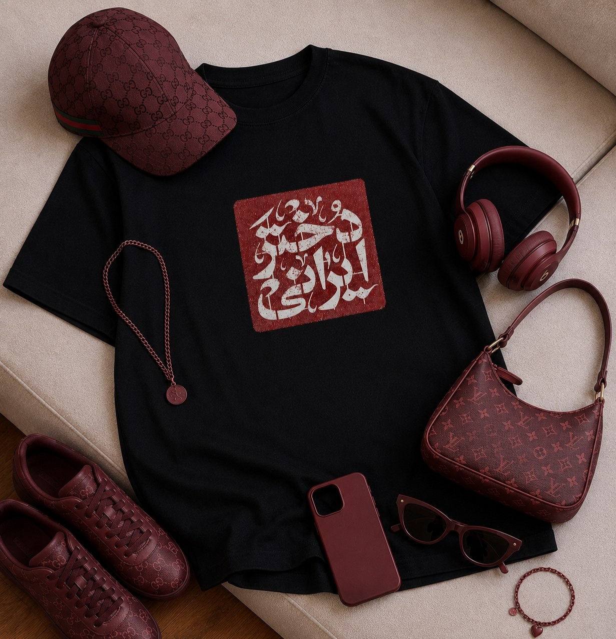 تیشرت باکسی دختر ایرانی