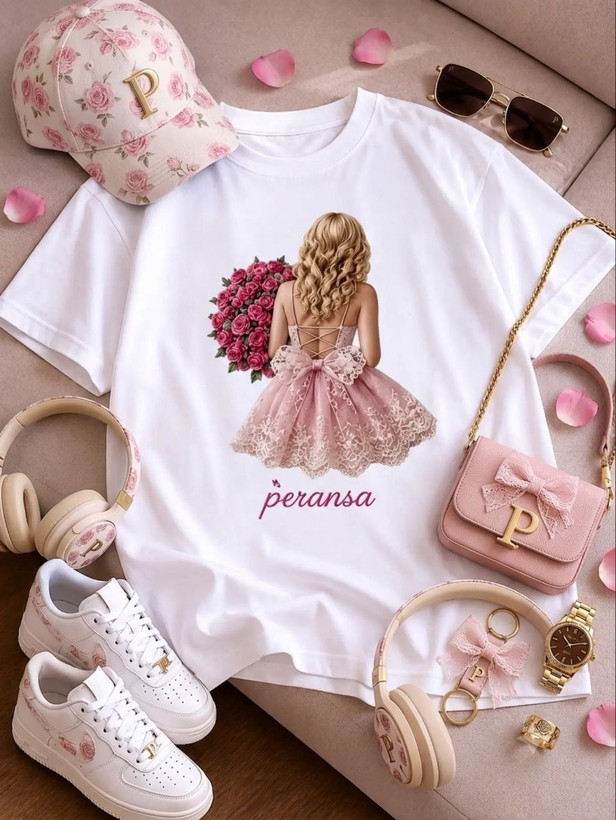 تیشرت باکسی پرنسسی