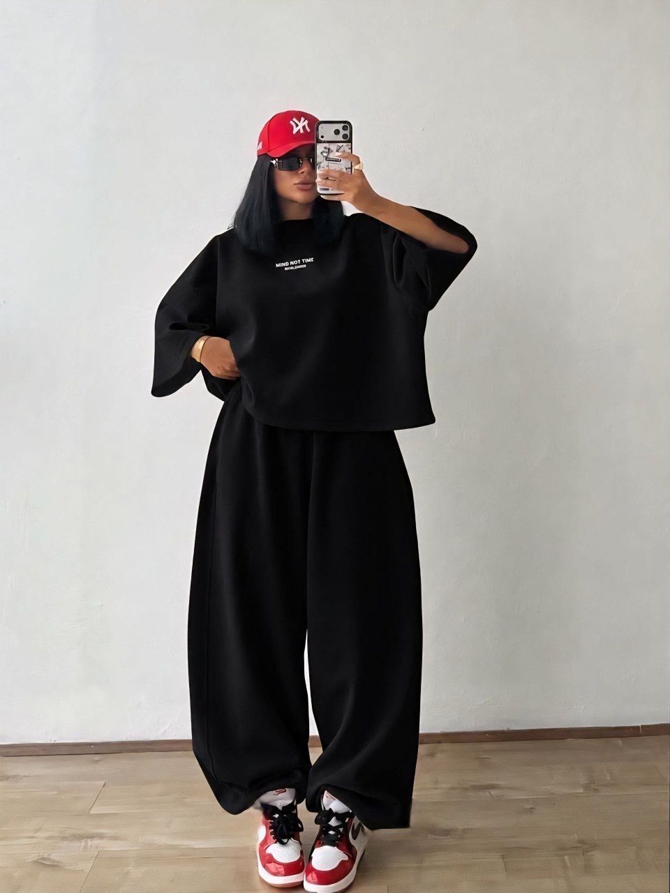 ست تیشرت شلوار لش