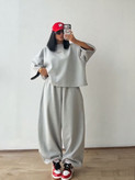 ست تیشرت شلوار لش