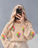 کراپ بافت وارداتی طرح بستنی